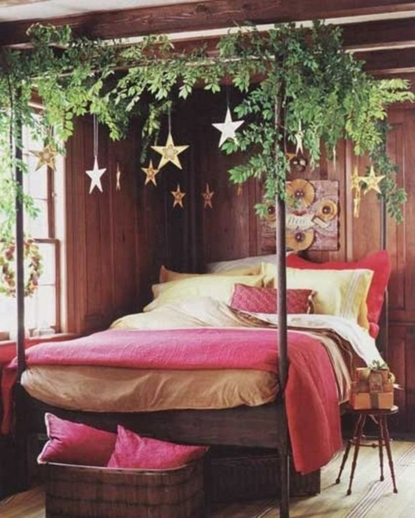 Cozy and beautiful bedroom for winter decor ideas 19