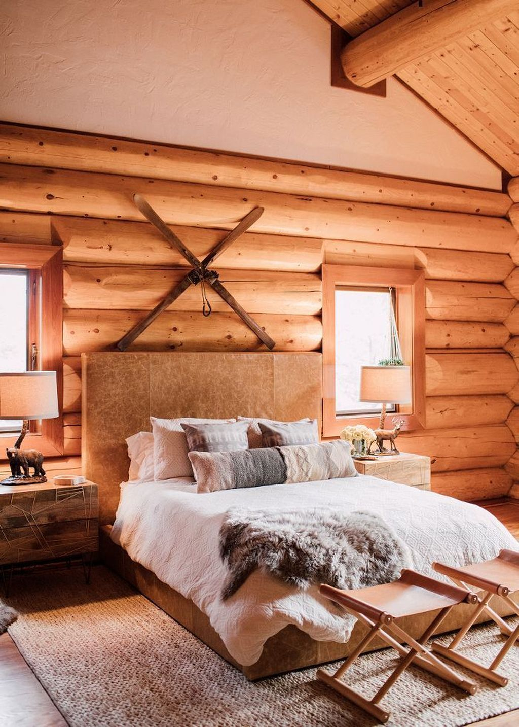 Cozy and beautiful bedroom for winter decor ideas 24