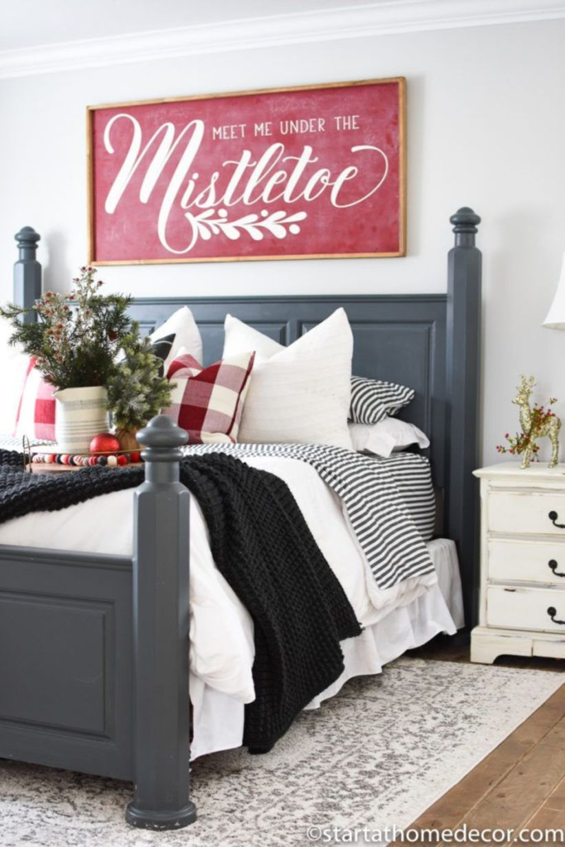 Cozy and beautiful bedroom for winter decor ideas 28