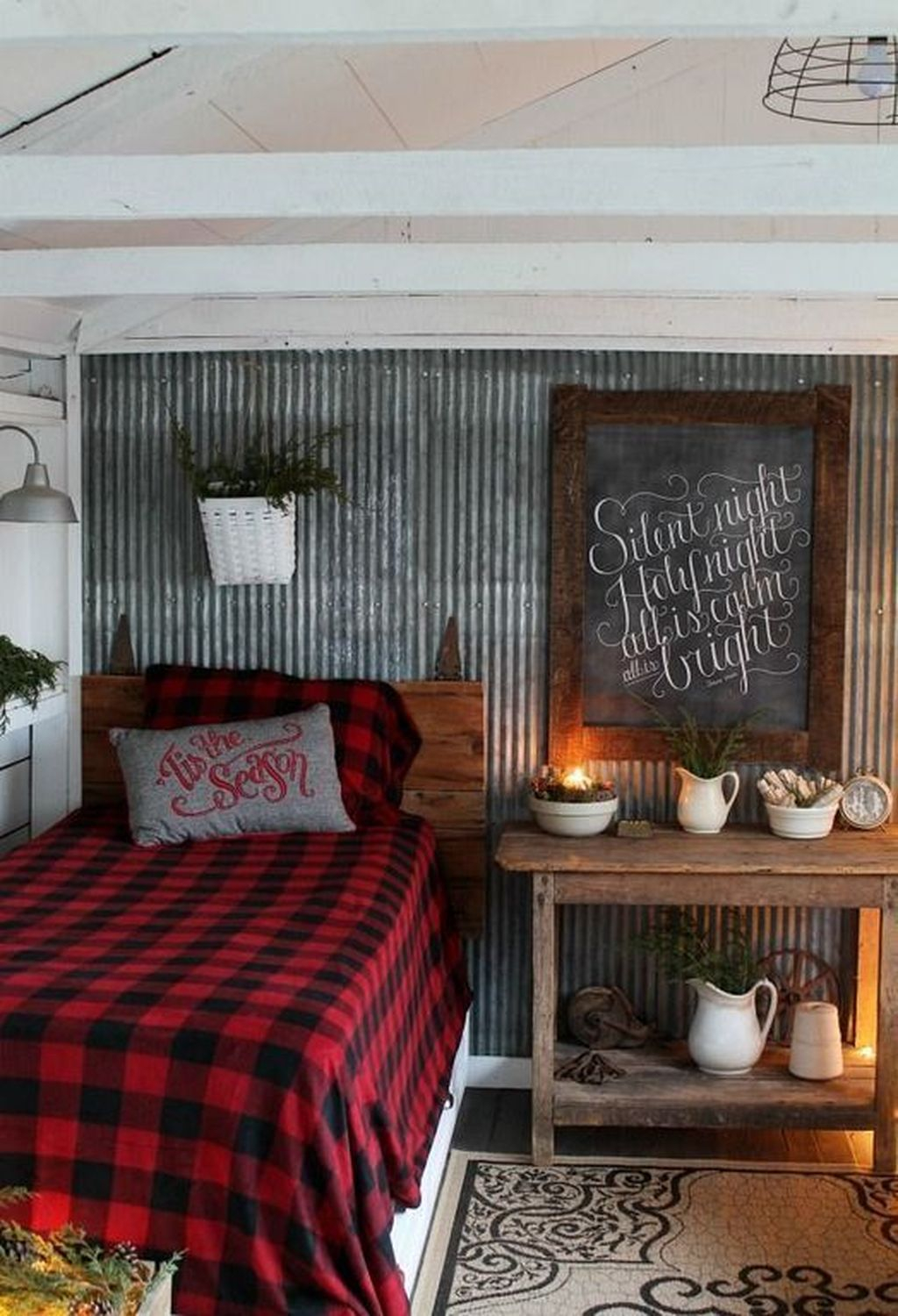 Cozy and beautiful bedroom for winter decor ideas 49