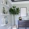 Corner shelves that change home decor become more beautiful 04