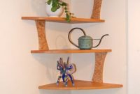 Corner shelves that change home decor become more beautiful 07