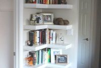 Corner shelves that change home decor become more beautiful 28
