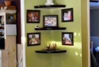 Corner shelves that change home decor become more beautiful 31