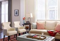 Design a living room in a small space that remains comfortablel 06