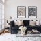 Design a living room in a small space that remains comfortablel 12