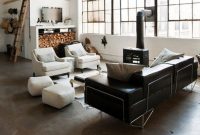 Design a living room in a small space that remains comfortablel 37