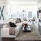 Design a living room in a small space that remains comfortablel 40