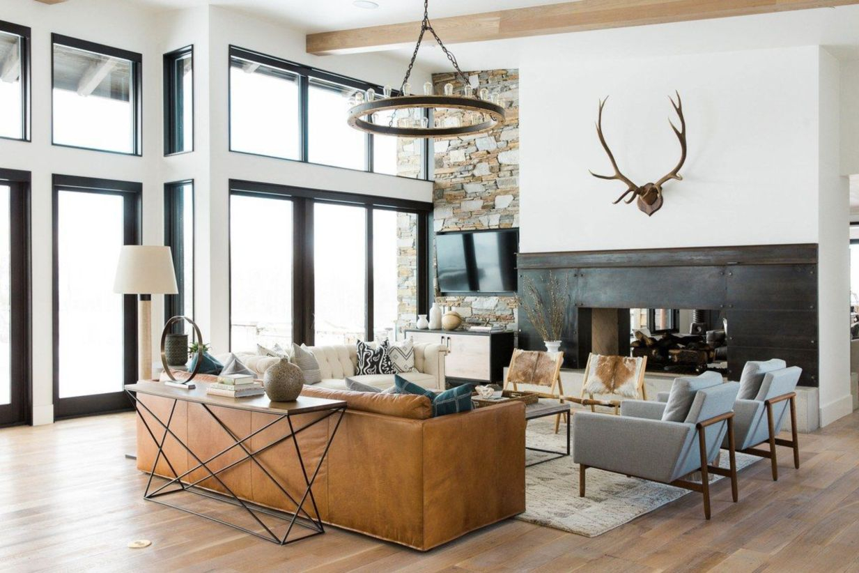 The design of the living room looks luxurious 09