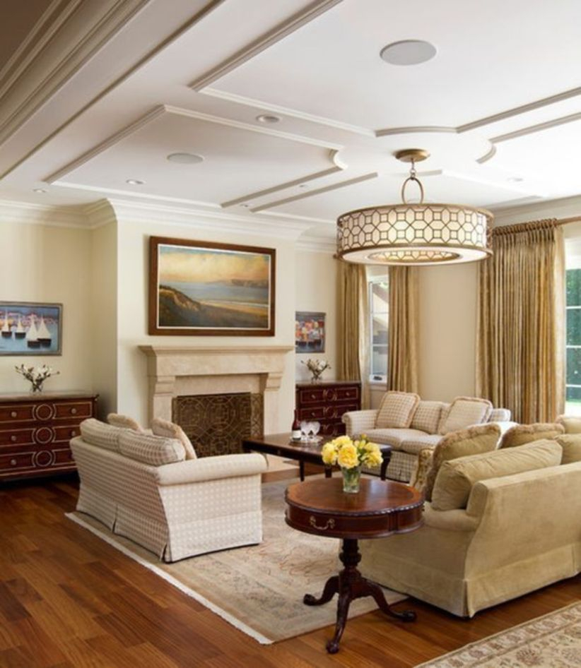 The design of the living room looks luxurious 45