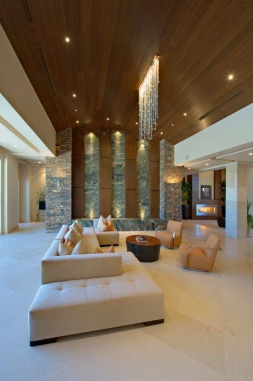 The design of the living room looks luxurious 47