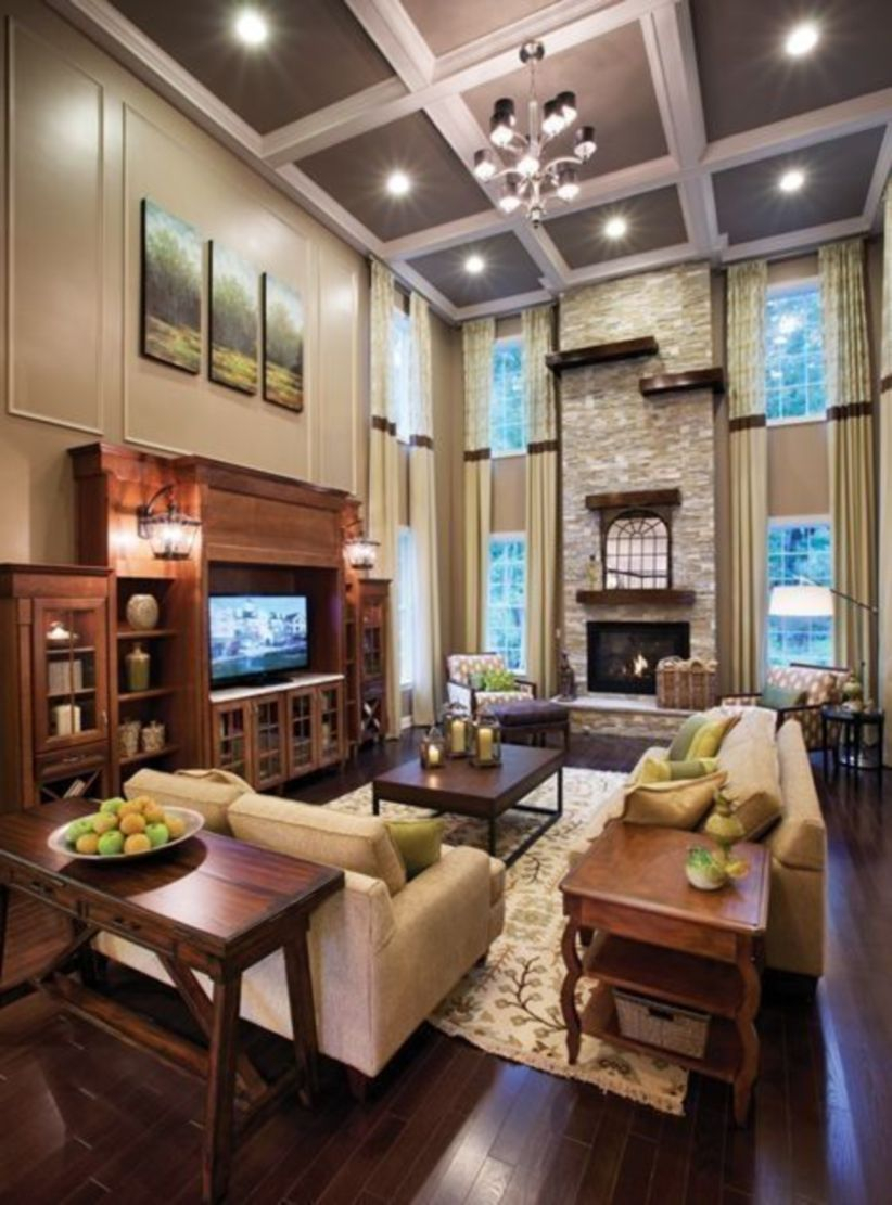 The design of the living room looks luxurious 48