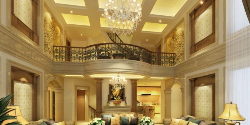 The design of the living room looks luxurious 49
