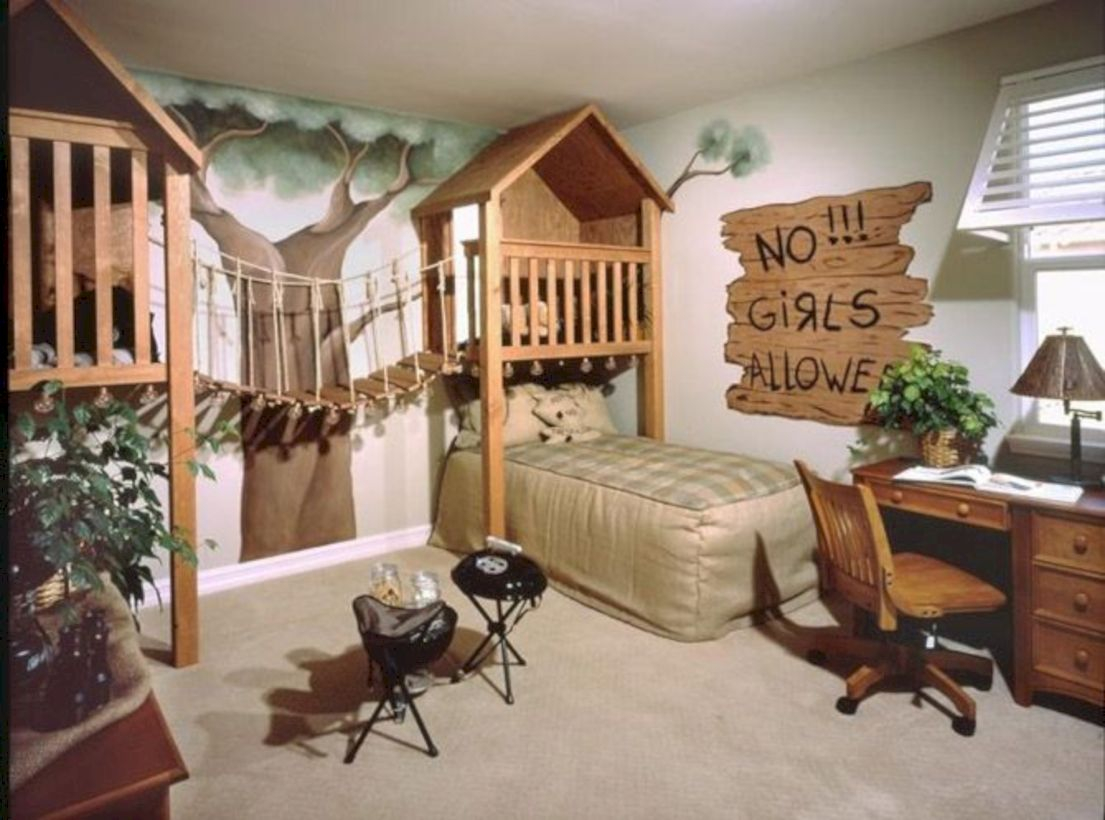 Cozy small bedroom ideas for your son 19
