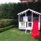 Backyard design ideas with children's slides 01
