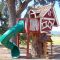 Backyard design ideas with children's slides 03