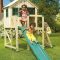 Backyard design ideas with children's slides 06