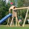 Backyard design ideas with children's slides 13