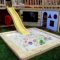 Backyard design ideas with children's slides 30