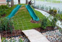 Backyard design ideas with children's slides 32