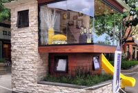 Backyard design ideas with children's slides 38