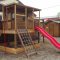 Backyard design ideas with children's slides 45