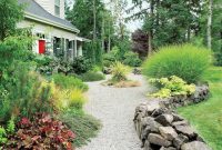 Garden exterior design ideas using grass that make your home more fresh 02