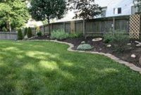 Garden exterior design ideas using grass that make your home more fresh 03
