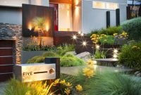 Garden exterior design ideas using grass that make your home more fresh 05