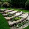 Garden exterior design ideas using grass that make your home more fresh 17