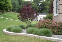 Garden exterior design ideas using grass that make your home more fresh 22