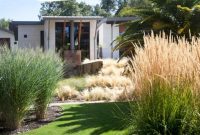 Garden exterior design ideas using grass that make your home more fresh 29