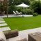 Garden exterior design ideas using grass that make your home more fresh 31