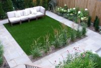 Garden exterior design ideas using grass that make your home more fresh 32