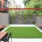 Garden exterior design ideas using grass that make your home more fresh 34