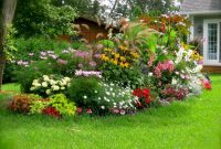 Garden exterior design ideas using grass that make your home more fresh 38