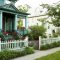 Garden exterior design ideas using grass that make your home more fresh 40