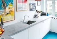 Kitchen floor design with the best motives 30