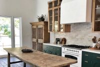 Kitchen floor design with the best motives 40