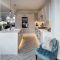 Kitchen floor design with the best motives 52