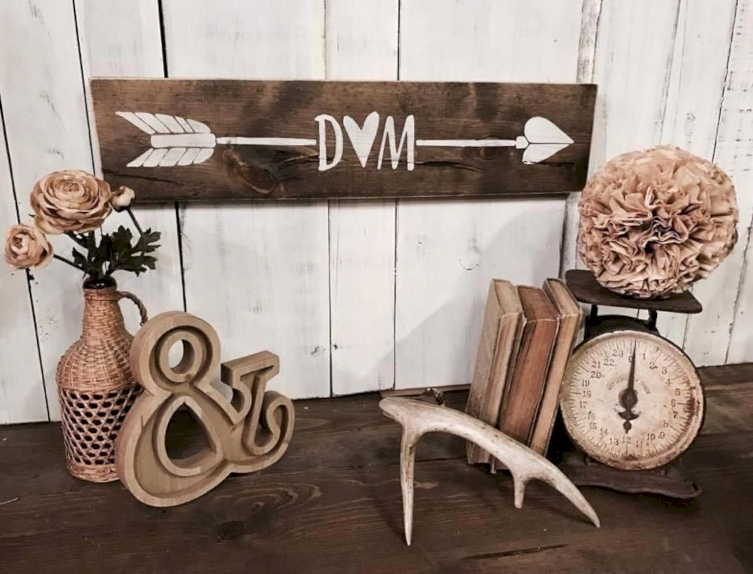 Rustic home decoration diy that you can try 07