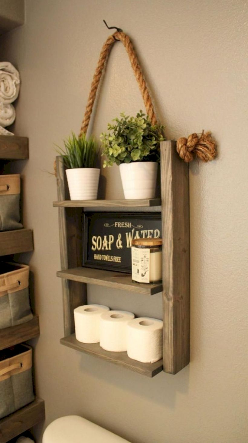 Rustic home decoration diy that you can try 24