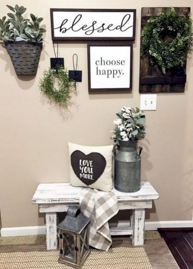 Rustic home decoration diy that you can try 29