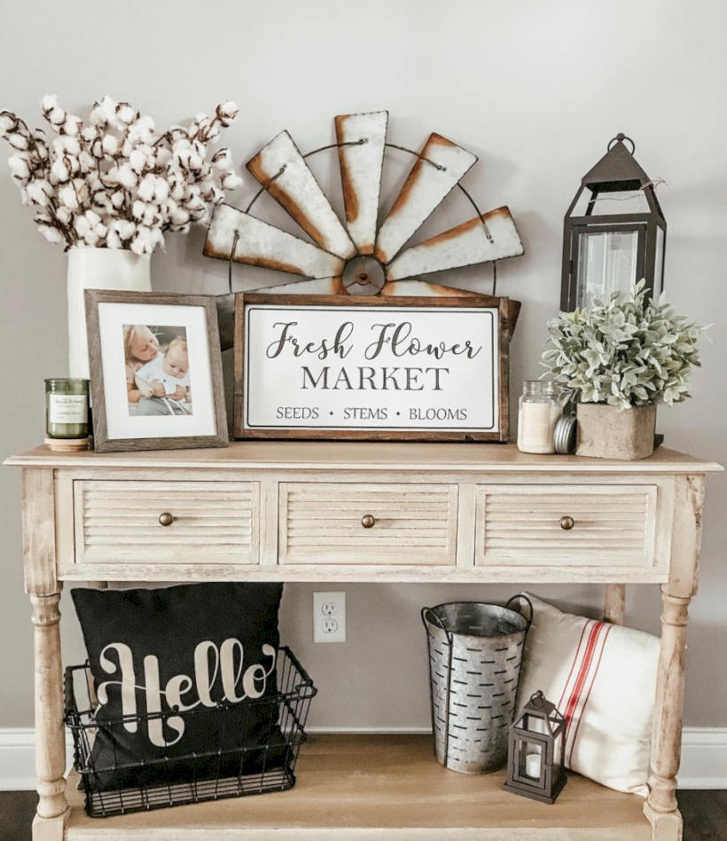 Rustic home decoration diy that you can try 42