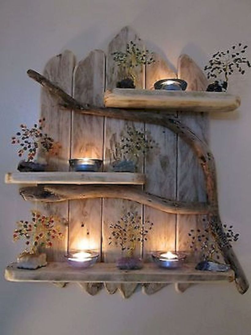 Rustic home decoration diy that you can try 50