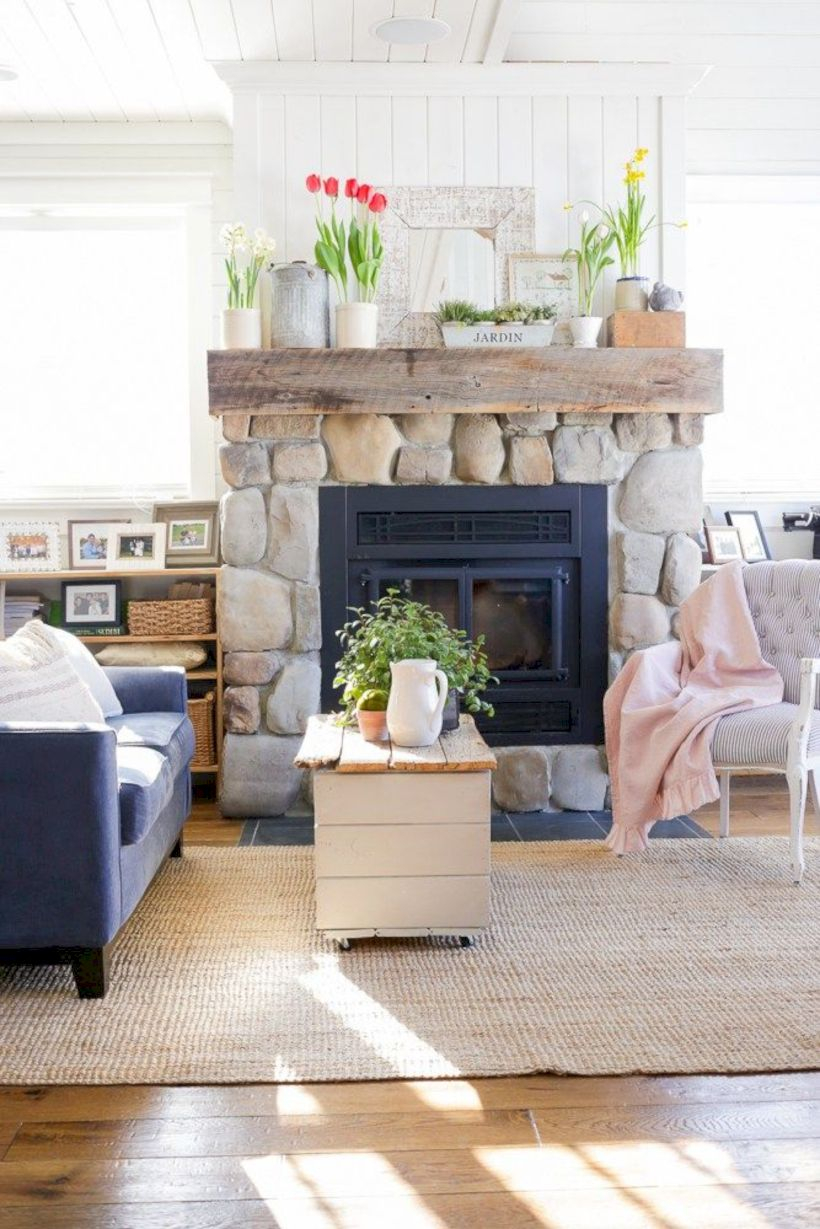 Rustic home decoration diy that you can try 51
