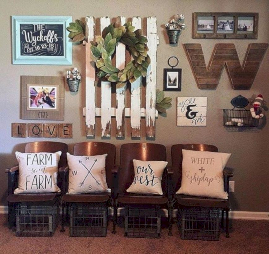 Rustic home decoration diy that you can try 52