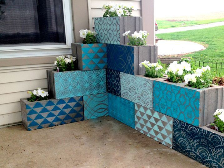 The best cinder block garden design ideas in your frontyard 05