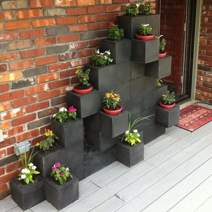 The best cinder block garden design ideas in your frontyard 10