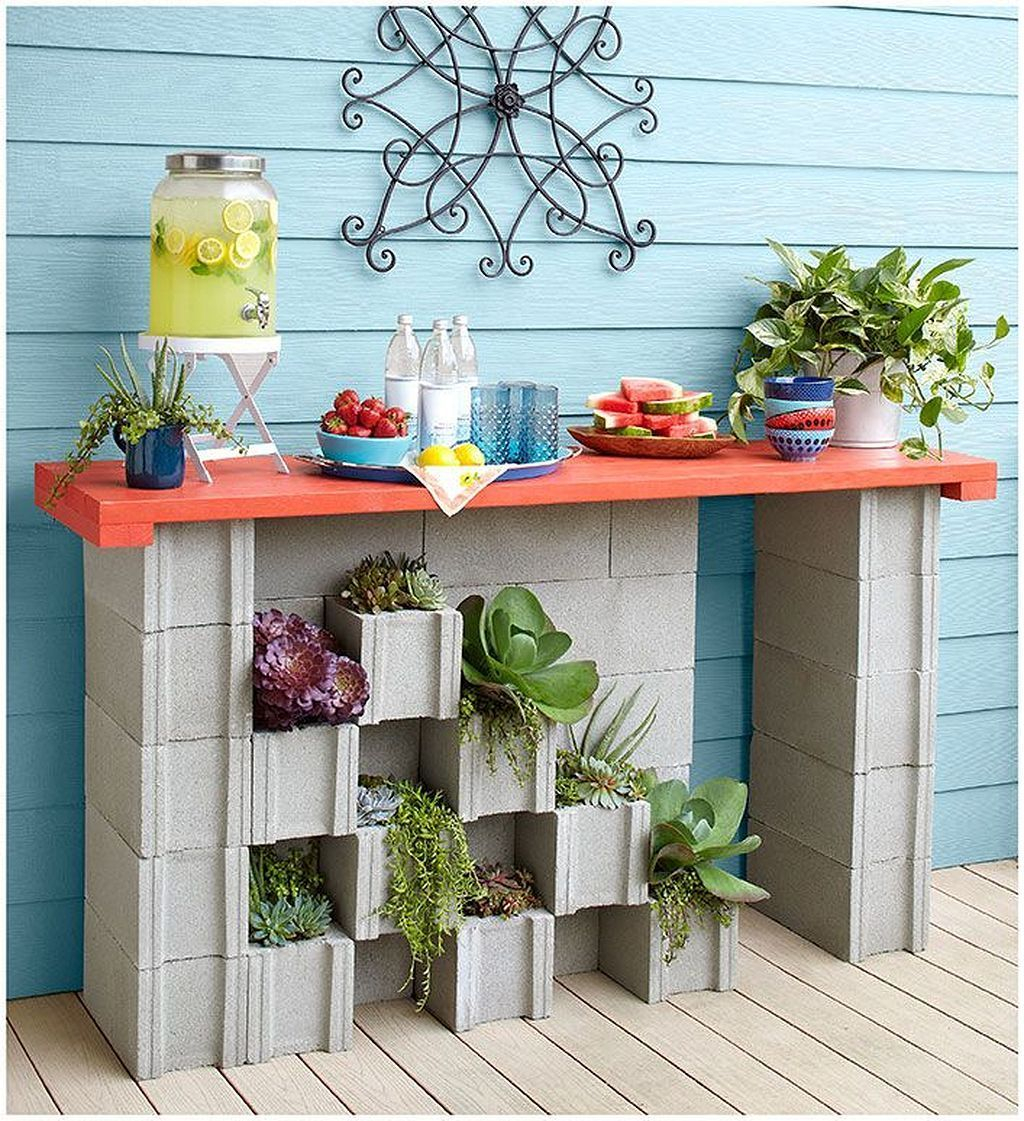 The best cinder block garden design ideas in your frontyard 15